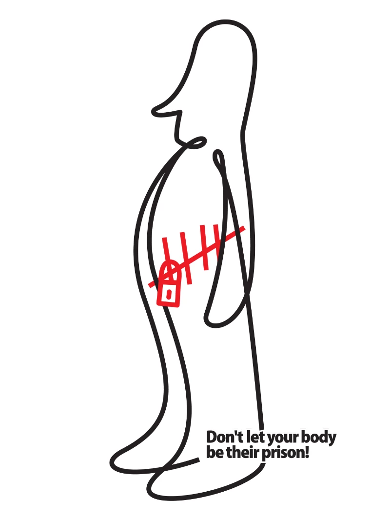 Don't let your body be their prison