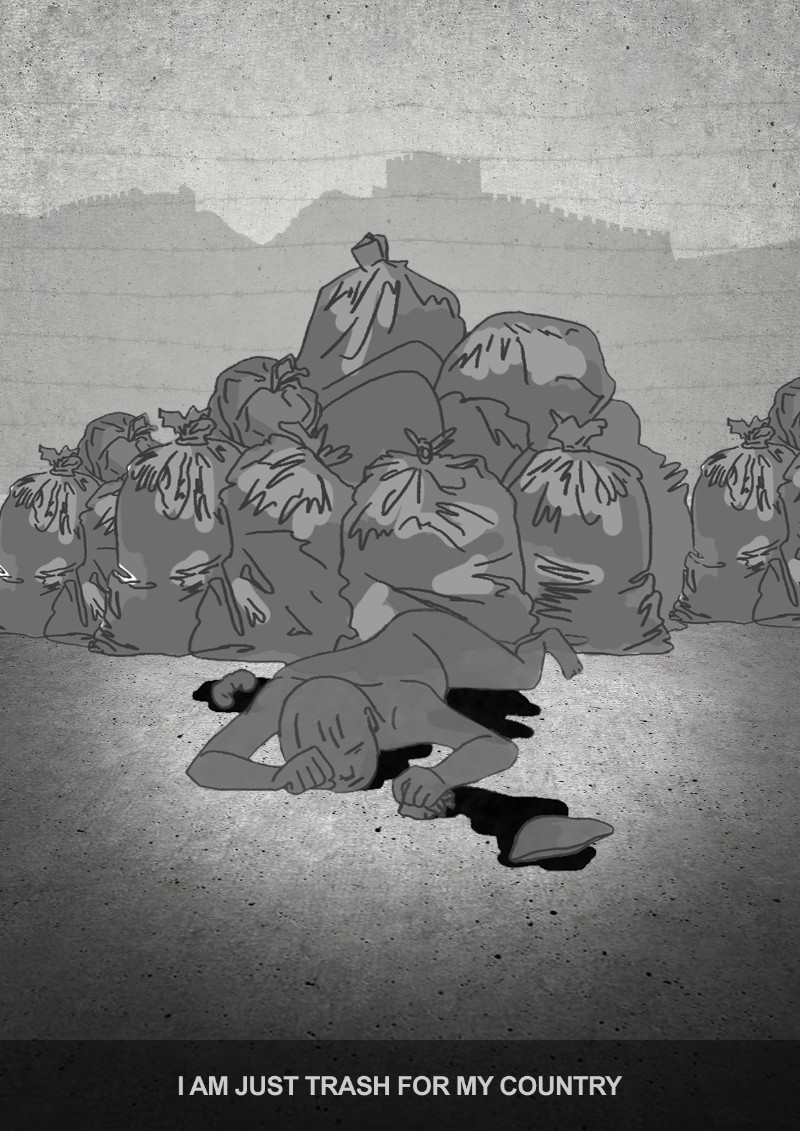 I am just trash for my country